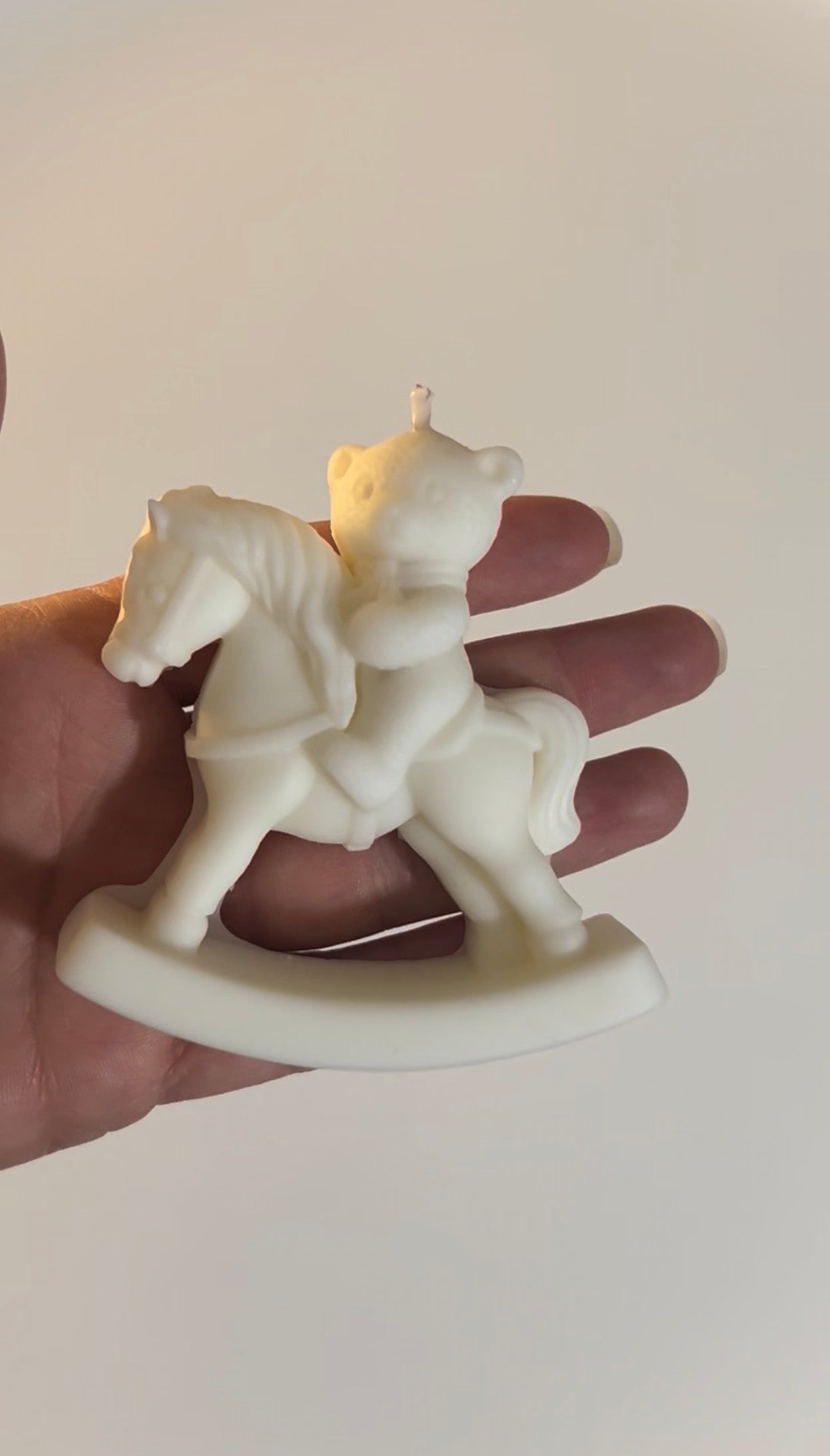 Candela cavallo a dondolo