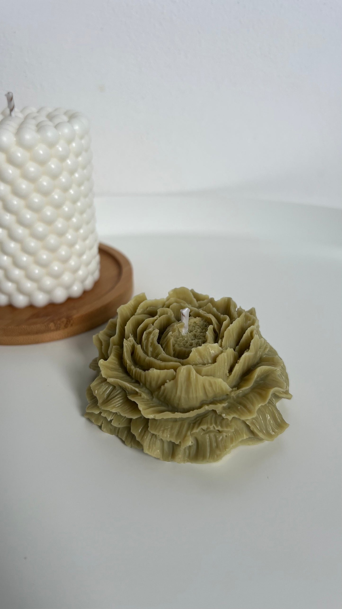 Candela peonia vari colori