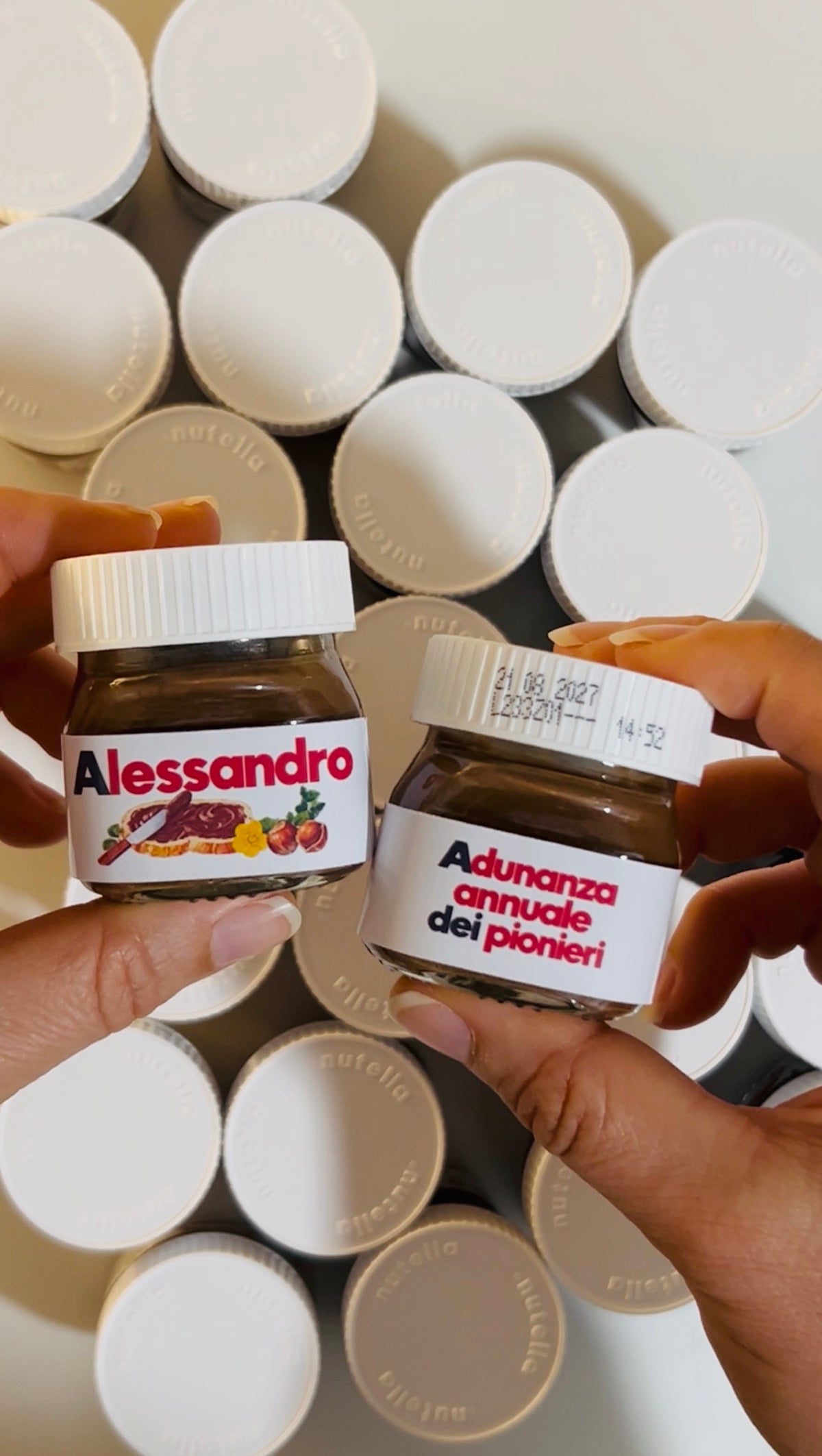 Nutelline personalizzate